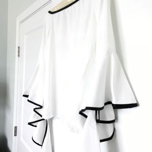 Woman white top size medium